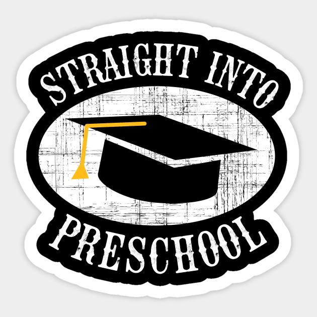 Straight Into Preschool Back To School Gift Sticker by kateeleone97023